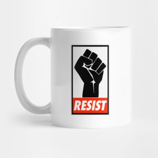 Resist Black Fist Mug